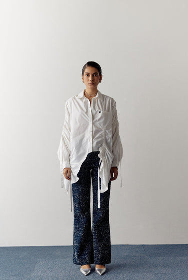 ARUSHI MEHRA IN OUR WHITE GATHERED SHIRT
