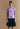 Lilac Turtle Embellished T-Shirt