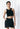 Black Studded Rib Top