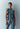 WASHED BLUE DENIM ZIPPER SHIRT