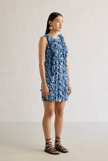 DENIM 3D DRESS