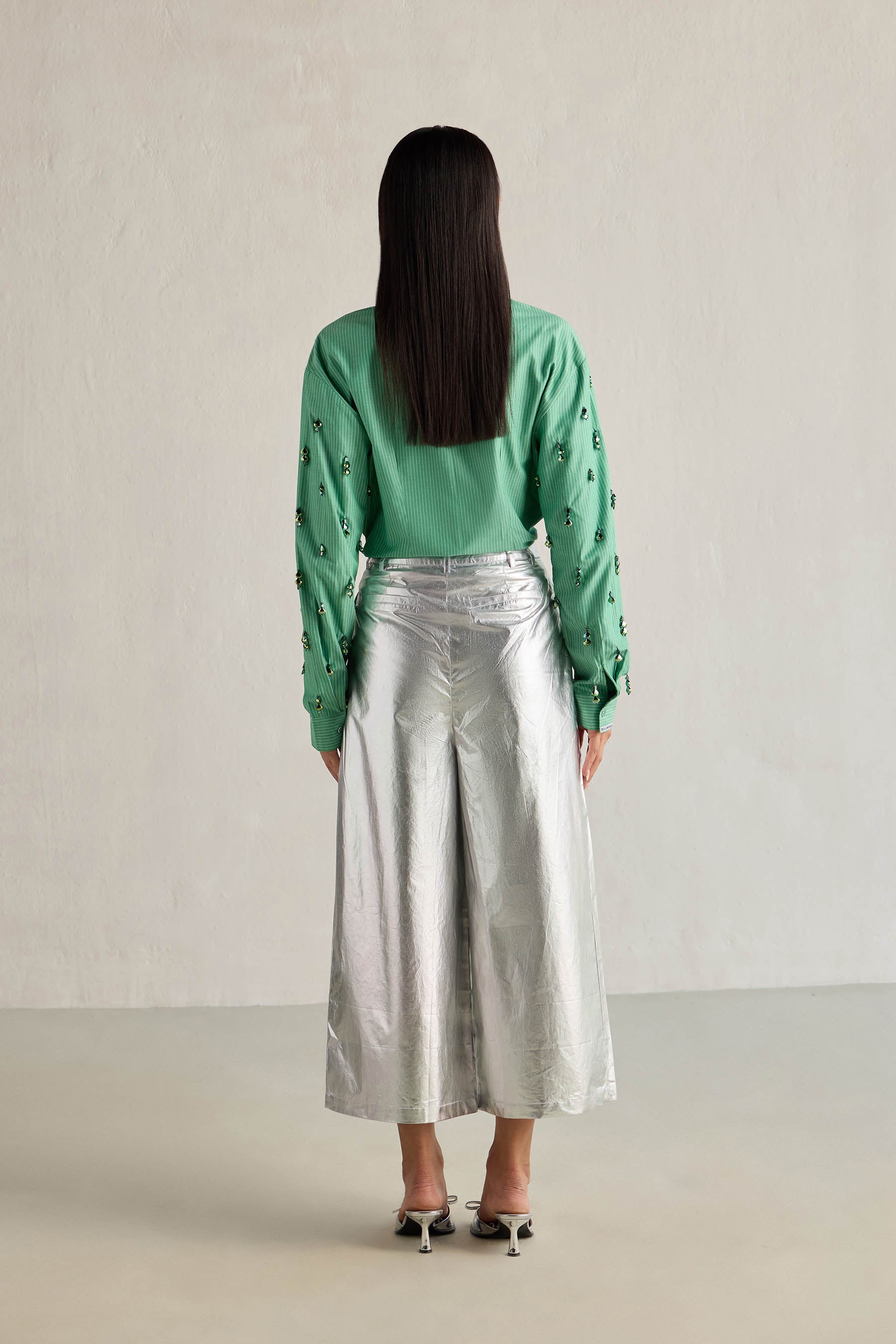 SILVER FOIL CULOTTES