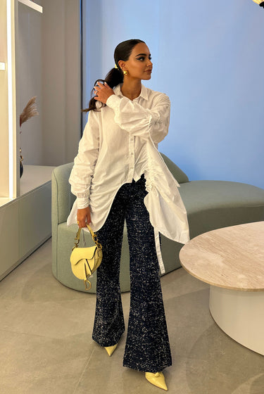 ARUSHI MEHRA IN OUR WHITE GATHERED SHIRT