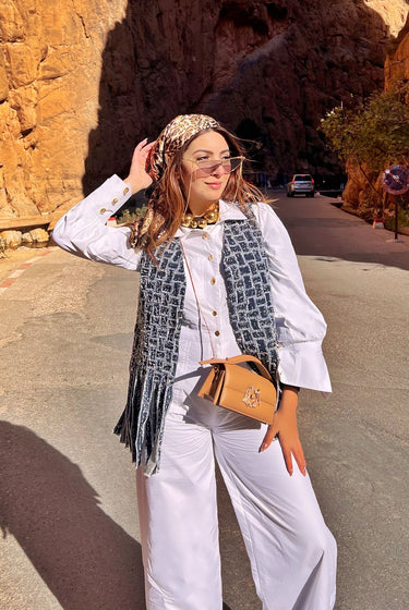 NIKI MEHRA IN OUR WHITE JUMPSUIT