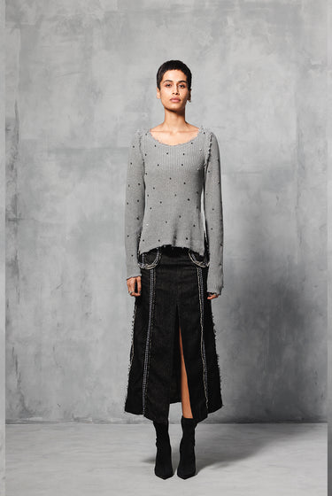 STUDDED SWEATER