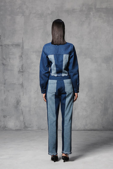 COLOR BLOCK JACKET