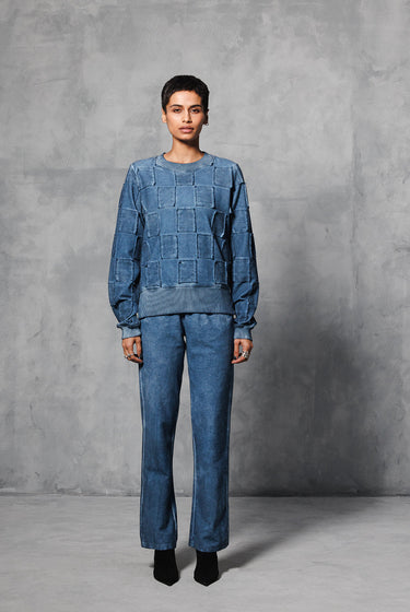 OVERDYED BLUE TRACKPANTS