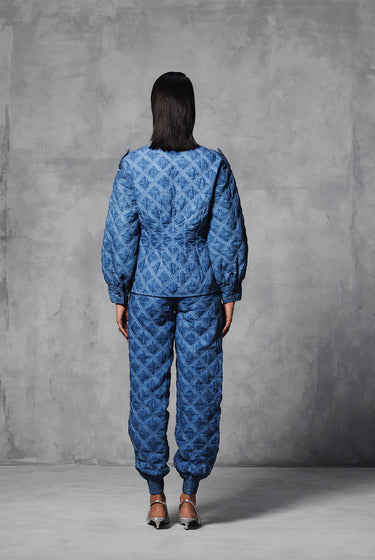 OVERDYED QUILTED JACKET