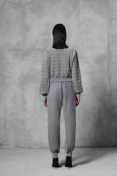 OVERDYED STUDDED TRACKPANTS