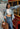 DEEKSHA KHURANA IN DENIM OVERSIZE JACKET & PLEATED DENIM SKIRT