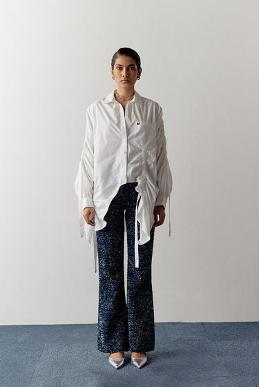 ARUSHI MEHRA IN OUR WHITE GATHERED SHIRT