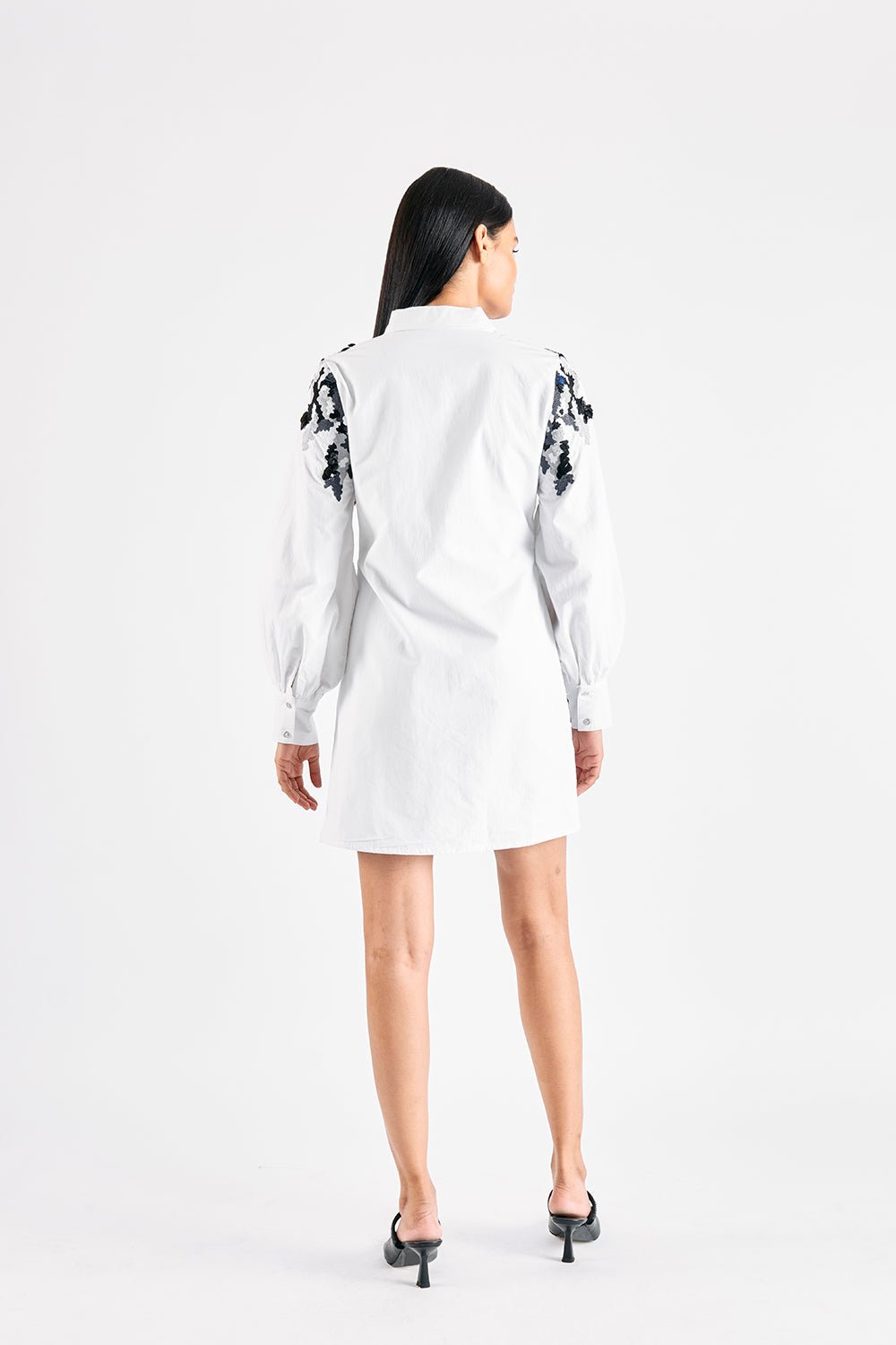 EMBROIDERED WHITE DRESS - MellowDrama