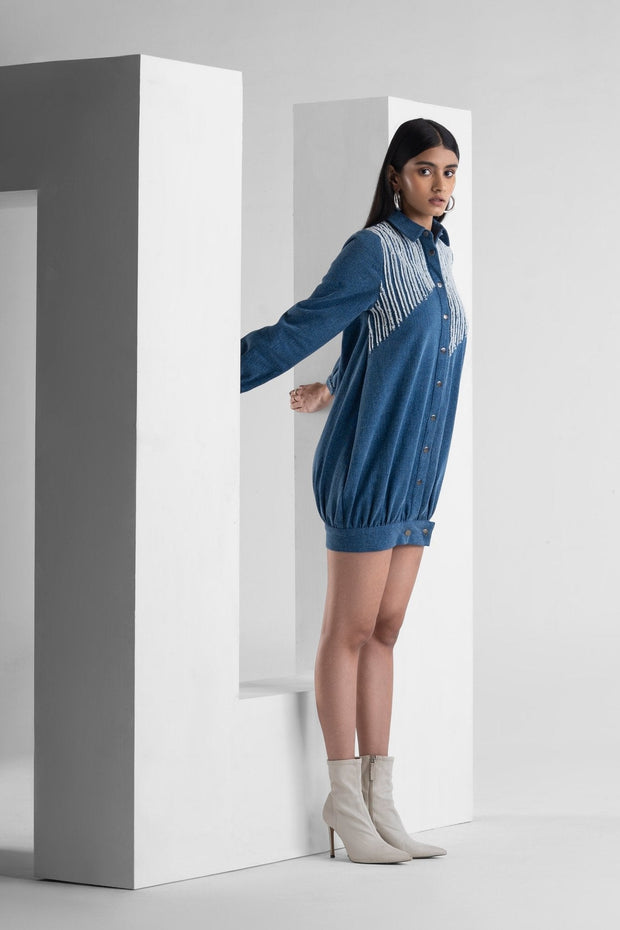 25 Fashionable Denim Dress Designs for Women and Girls