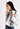 WHITE CROP SHIRT WITH EMBELLISHMENT - MellowDrama